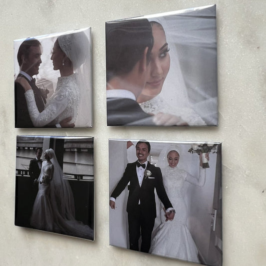 4 x Custom Photo Magnets